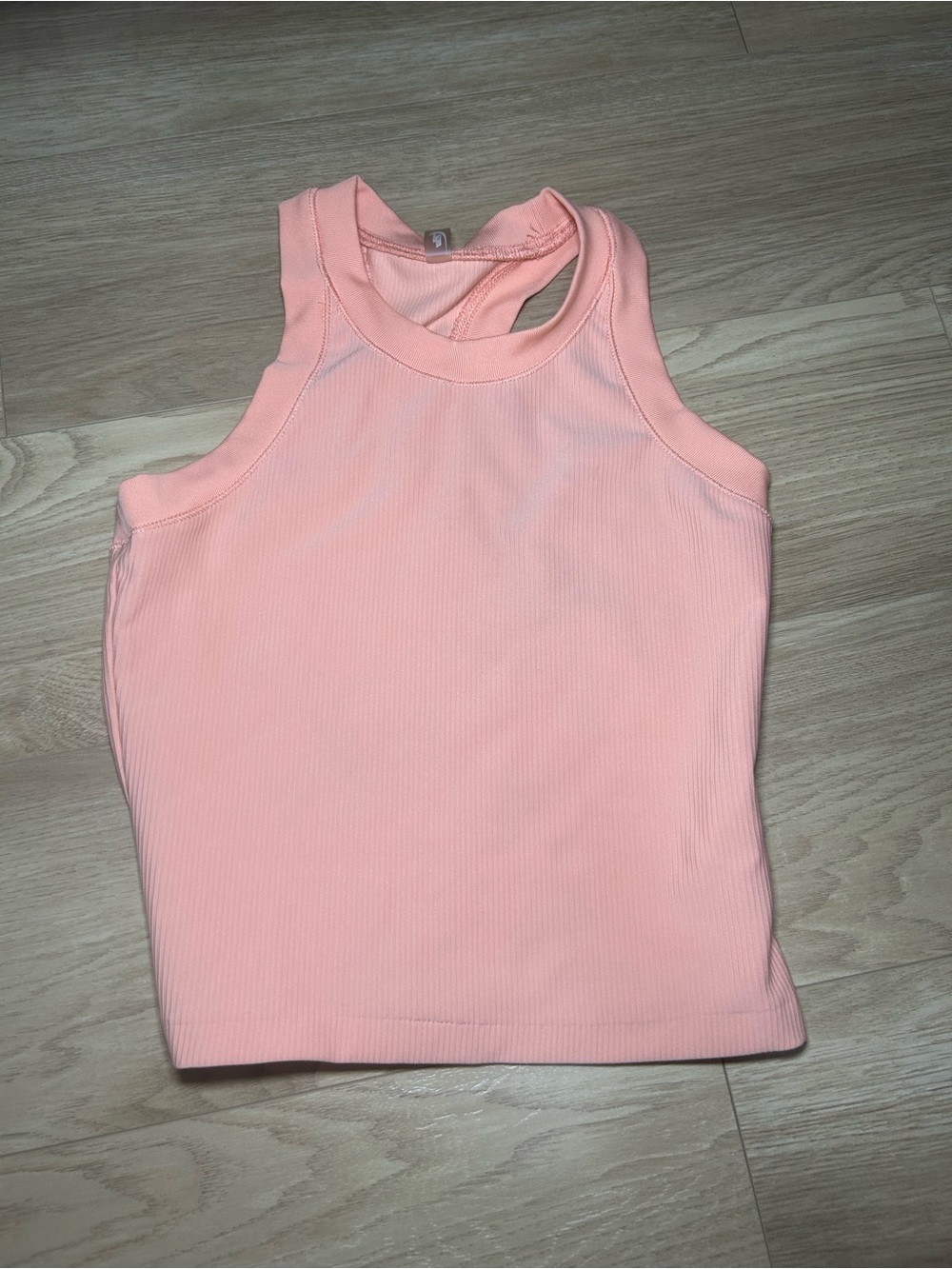 MTA Sport Peach Pink Ribbed Tank Top for Kids